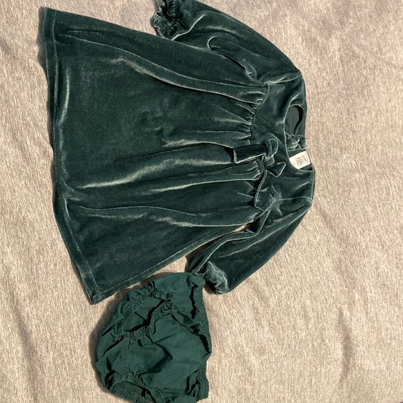 Just One You Other - Infant girls velvet dress